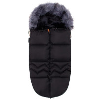 Sac iarna de bebelusi pentru carucior, marime universala, cu gluga, 90x45cm, negru Sac iarna de bebelusi pentru carucior, marime universala, cu gluga, 90x45cm, negru