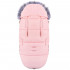 Sac iarna de bebelusi pentru carucior, marime universala, cu gluga, 90x45cm, roz pal [9]