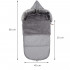 Sac de dormit pentru carucior copii, exterior impermeabil si interior calduros, gluga ajustabila, 2 gulere din blanita detasabile, 2 fermoare pentru a [6]