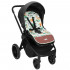 Salteluta reversibila pentru carucior sport, cu exterior din bumbac 100% si interior moale din material minky cu textura catifelata, umplutura din spu [6]