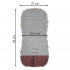 Salteluta reversibila pentru carucior sport, cu exterior din bumbac 100% si interior moale din material minky cu textura catifelata, umplutura din spu [9]