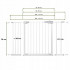 Poarta de siguranta Safety Gate pentru scari, ajustabila 118-127 cm, din otel, alba [6]