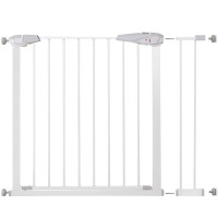 Poarta de siguranta Safety Gate pentru scari, ajustabila 90-99 cm, din otel, alba
