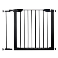 Poarta de siguranta Safety Gate pentru scari, ajustabila 83-89 cm, din otel, neagra
