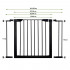 Poarta de siguranta Safety Gate pentru scari, ajustabila 83-89 cm, din otel, neagra [6]