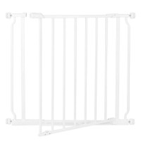 Poarta de siguranta Safety Gate pentru scari, ajustabila 74-82 cm, din otel, alba