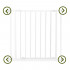 Poarta de siguranta Safety Gate pentru scari, ajustabila 74-82 cm, din otel, alba [8]