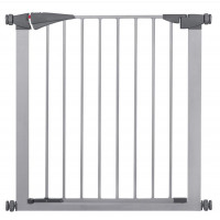 Poarta de siguranta Safety Gate pentru scari, ajustabila 79-84 cm, din otel, gri