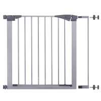 Poarta de siguranta Safety Gate pentru scari, ajustabila 86-91 cm, din otel, gri