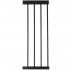 Poarta de siguranta Safety Gate pentru scari, ajustabila, din lemn cu structura otel, 103-110cm, negru maro [10]
