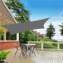 Prelata umbrire 5x5 m pentru terasa sau balcon, impermeabila, protectie UV, gri [13]