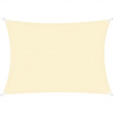 Copertina prelata de soare Sersimo SN140, dreptunghiulara, impermeabila cu protectie UV, 3x2m, ecru