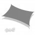 Copertina prelata de soare Sersimo SN152, dreptunghiulara, impermeabila cu protectie UV, 4x3m, gri inchis [2]
