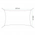 Copertina prelata de soare Sersimo SN152, dreptunghiulara, impermeabila cu protectie UV, 4x3m, gri inchis [5]