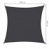 Copertina prelata de soare, patrata, impermeabila cu protectie UV, 4x4m, gri inchis [9]