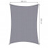 Copertina prelata de soare, dreptunghiulara, impermeabila cu protectie UV, 5x4m, gri deschis [11]