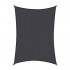 Copertina prelata de soare, dreptunghiulara, impermeabila cu protectie UV, 4x3m, gri inchis [7]