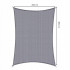 Copertina prelata de soare, dreptunghiulara, impermeabila cu protectie UV, 4x2m, gri deschis [7]