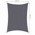 Copertina prelata de soare, dreptunghiulara, impermeabila cu protectie UV, 4x2m, gri [8]