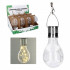 Lampa solara LED, model bec clasic, IP44 pentru exterior, 7.5cm, lumina calda [7]