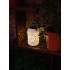 Felinar decorativ solar, LED, pentru exterior, 12x12x18.5cm, alb [6]