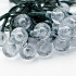 Ghirlanda luminoasa, LED, model Bubble, 50 becuri, 935cm, incarcare solara, lumina alb cald [14]