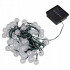 Ghirlanda luminoasa, LED, 100 becuri mici, 10m, incarcare solara, lumina alb cald [4]