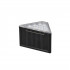 Set 2 lampi solare pentru trepte sau gard, 9 LED, alb cald, incarcare solara, 9x5x5 cm, negru [4]