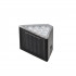 Set 2 lampi solare pentru trepte sau gard, 9 LED, alb cald, incarcare solara, 9x5x5 cm, negru [5]
