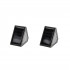 Set 2 lampi solare pentru trepte sau gard, 9 LED, alb cald, incarcare solara, 9x5x5 cm, negru [6]