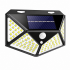 Lampa solara de perete, cu senzor de miscare, 100 LED, 14x6x10 cm, alb [5]