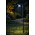 Lampa solara gradina 2in1 tip stalp felinar, iluminat alei, LED alb rece, 155 cm, panou solar, IP44, negru [4]