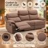 Set canapele relax pentru living, 3 piese, configuratie 3+2+1 locuri, cu 5 functii de relaxare si spatare reglabile pentru confort la citit si viziona [12]