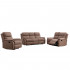 Set canapele relax pentru living, 3 piese, configuratie 3+2+1 locuri, cu 5 functii de relaxare si spatare reglabile pentru confort la citit si viziona [11]
