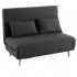 Fotoliu extensibil 2 in 1 pentru relaxare si dormit, transformabil rapid in pat spatios de 190x121 cm pentru oaspeti, design compact pentru economisir [2]