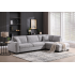Canapea de colt pentru living, sezut generos cu adancime de pana la 166 cm pentru relaxare, spatar confortabil captusit, tapiterie textila placuta la [2]
