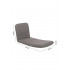 Fotoliu de podea extensibil 3 in 1, transformabil in sezlong pentru relaxare si pat pentru dormit, design multifunctional si compact pentru living sau [5]