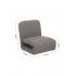 Fotoliu de podea extensibil 3 in 1, transformabil in sezlong pentru relaxare si pat pentru dormit, design multifunctional si compact pentru living sau [7]