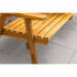 Banca de gradina 153x65x82 cm, 2 locuri, cu raft lateral, lemn de salcam, maro [7]