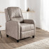 Fotoliu relax recliner cu mecanism Push-Back pentru inclinare si o pozitie confortabila de odihna, tapiterie moale din chenille, sezut cu spuma de ina [2]