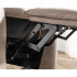 Fotoliu relax recliner cu mecanism Push-Back pentru inclinare si o pozitie confortabila de odihna, tapiterie moale din chenille, sezut cu spuma de ina [6]