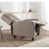 Fotoliu relax recliner cu mecanism Push-Back pentru inclinare si o pozitie confortabila de odihna, tapiterie moale din chenille, sezut cu spuma de ina [8]