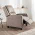 Fotoliu relax recliner cu mecanism Push-Back pentru inclinare si o pozitie confortabila de odihna, tapiterie moale din chenille, sezut cu spuma de ina [9]