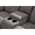 Set canapele extensibile electric, 3 piese, functie recliner, consola centrala, 6 locuri, gri deschis [13]