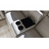Set canapele extensibile electric, 3 piese, functie recliner, consola centrala, 6 locuri, gri deschis [6]