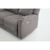 Set canapele extensibile electric, 3 piese, functie recliner, consola centrala, 6 locuri, gri deschis [11]