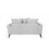 Set canapele pentru living modern, 3 piese si 6 locuri, cu tapiterie din catifea moale pentru confort, sezuturi din spuma cu elasticitate ridicata, pe [8]