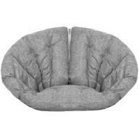 Perna pentru leagane suspendate, cu fermoar, gri, 130x75cm Perna pentru leagane suspendate, cu fermoar, gri, 130x75cm