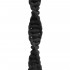 Scaun dublu tip leagan suspendat pentru casa sau gradina, cu perne, stil boho, 128x66x124 cm, maxim 300 kg, negru [13]