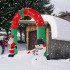 Arcada gonflabila de Craciun pentru exterior, iluminare LED, compresor integrat, 240x140x60 cm, multicolor [2]